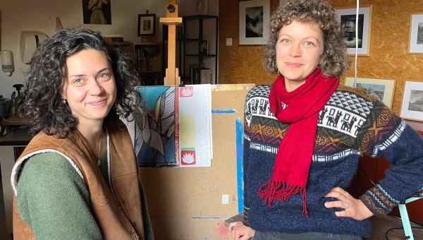 Deux montheysannes ont participé à la réparation des vitraux de Notre-Dame de Paris